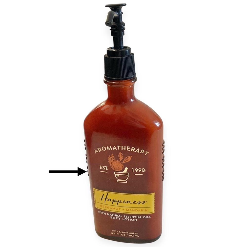 60% full Bath & Body Works Aromatherapy Happiness Bergamot Mandarin Body Lotion